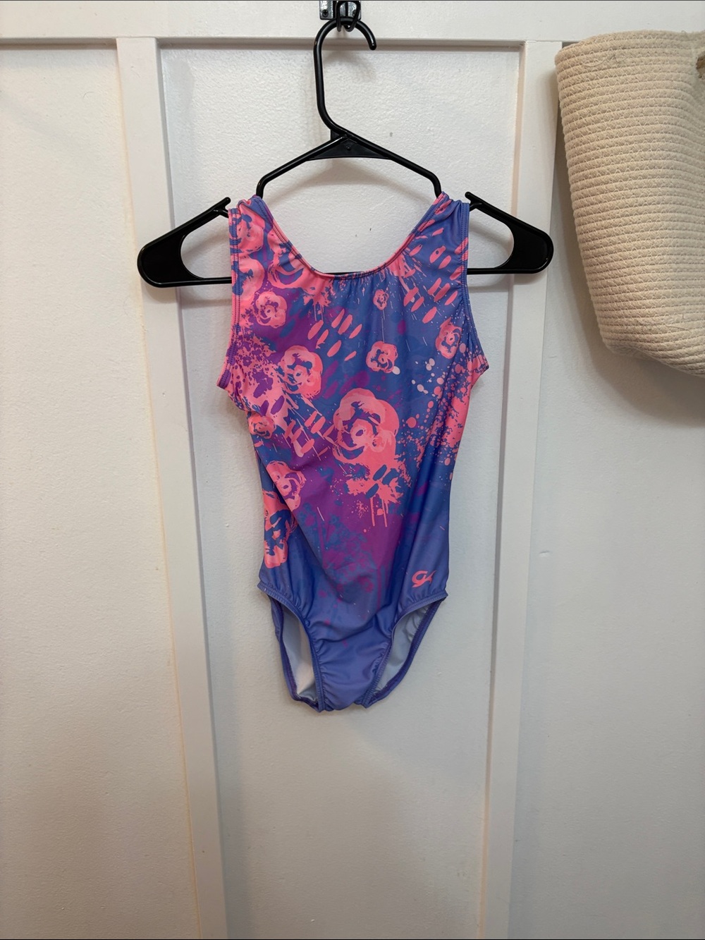 Kids Purple & Pink Floral Leotard